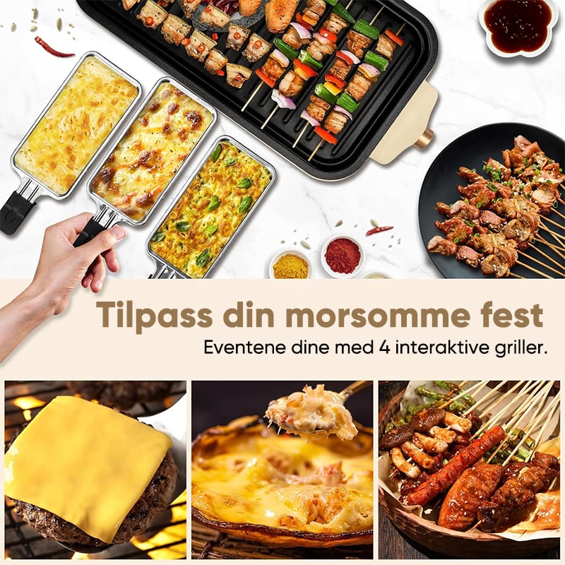 SAKER® Elektrisk Innendørs Grillsett