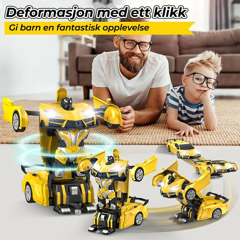 Fjernstyrt Transformerende Robotbil