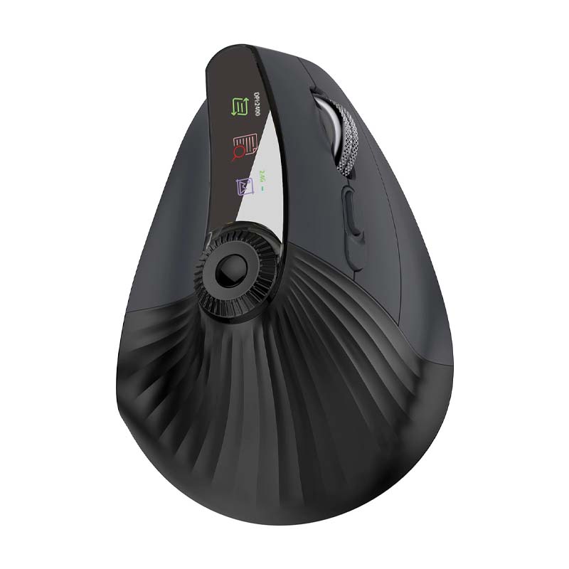 Sakerplus Ergonomisk Trippel-Tilkobling Trådløs Mus