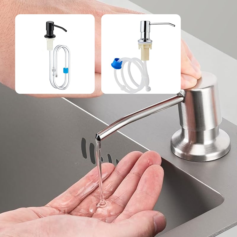 Såpedispenser i Rustfritt Stål til Vask