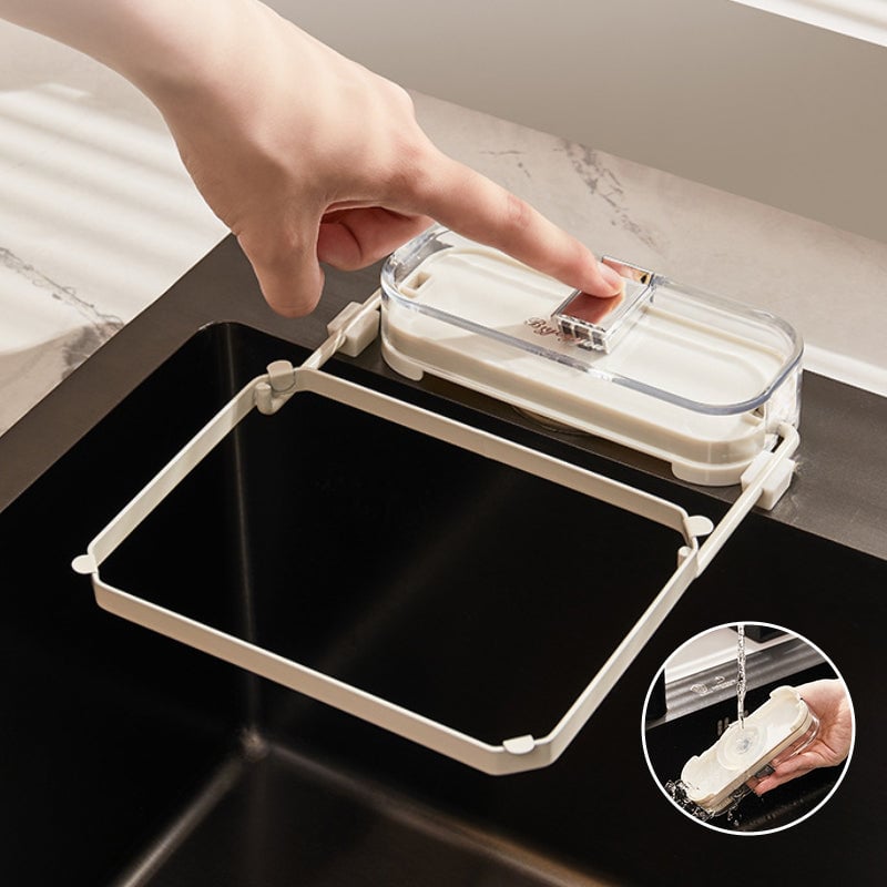 Praktisk kjøkkenvask søppel filter stativ