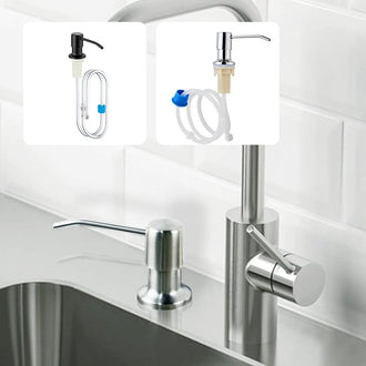 Såpedispenser i Rustfritt Stål til Vask