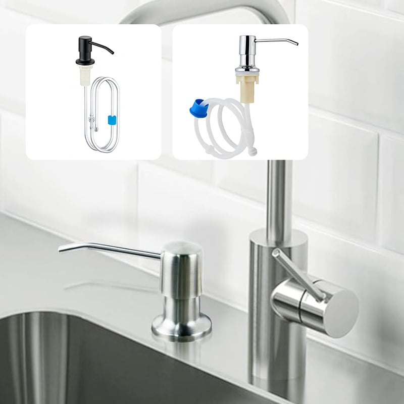 Såpedispenser i Rustfritt Stål til Vask