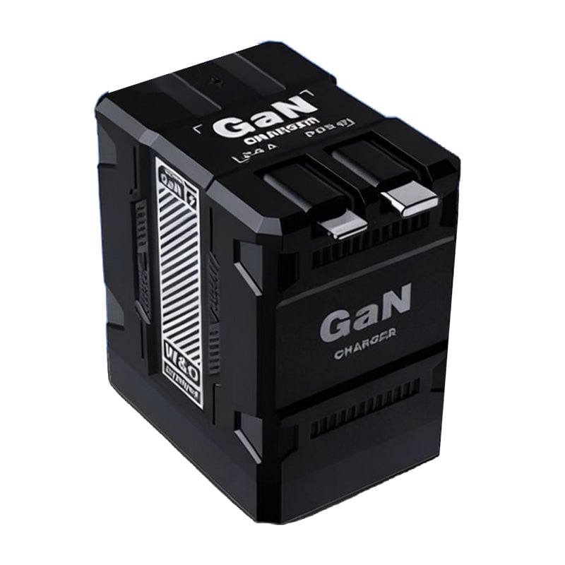 GaN 20W Hurtiglader med Doble Uttrekkbare Kabler