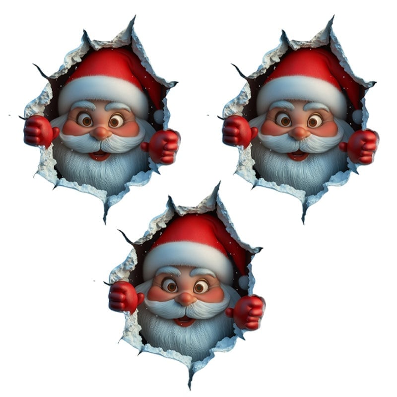 Julenissens Veggklistremerkesett