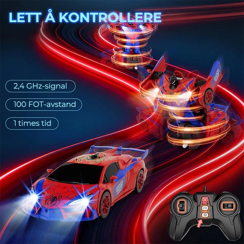 Fjernstyrt Transformerende Robotbil