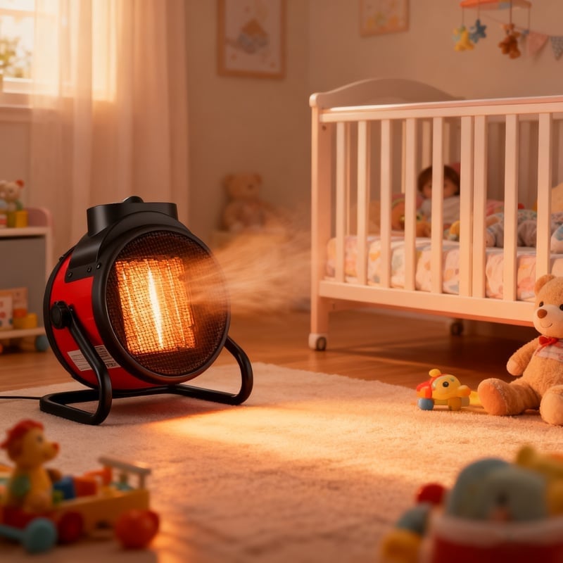 Kraftig bærbar varmekanon