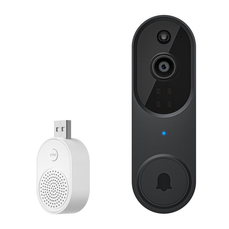 Trådløst smart dørklokkekamera - utendørs overvåking med HD-nattsyn