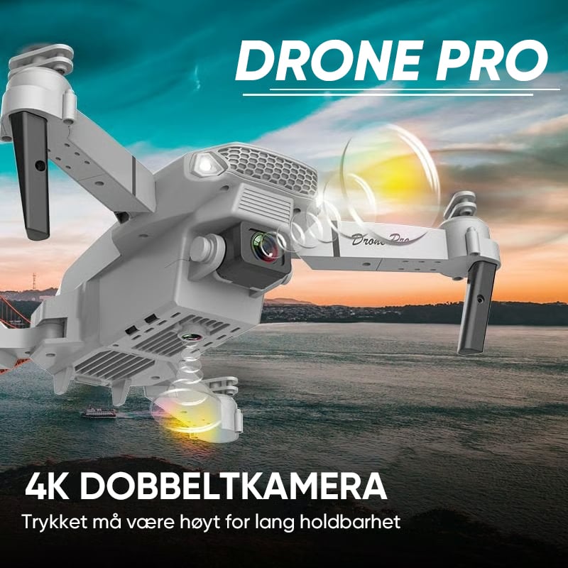 Drone 4K HD Luftfotografering Fly