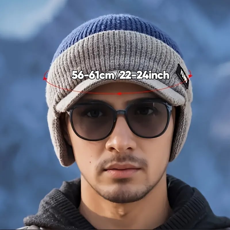 Vindtett Termisk Lue med Visir