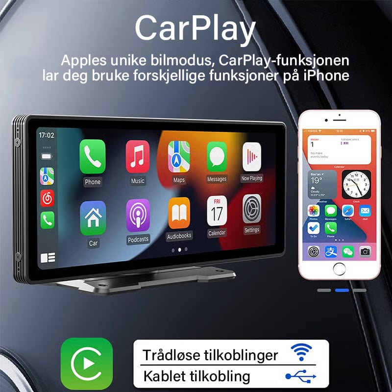 Bilnavigasjon med Stor Skjerm