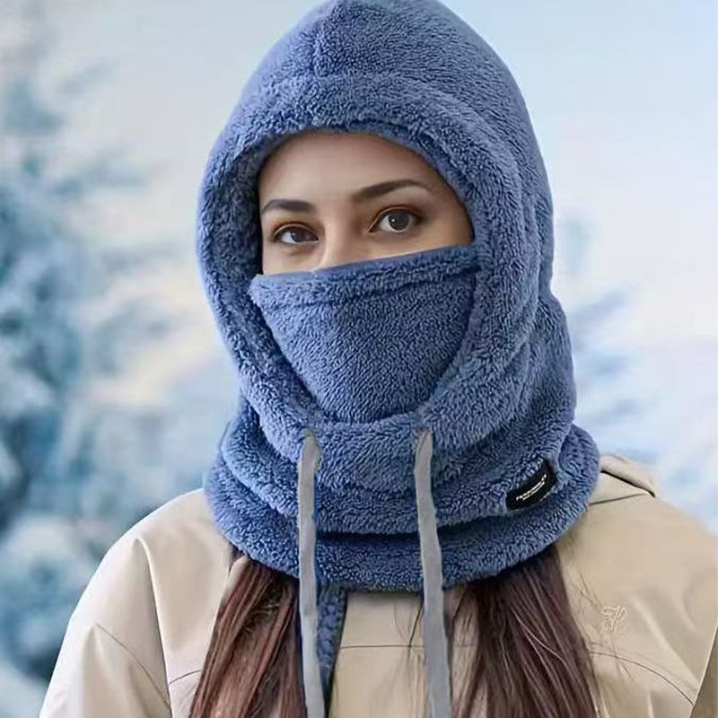 Autumn Winter All-in-one Velvet Thickened Windproof Earmuffs