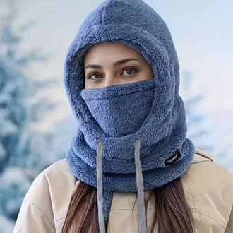 Autumn Winter All-in-one Velvet Thickened Windproof Earmuffs