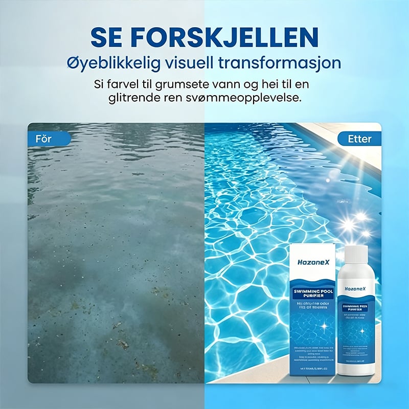 Væske for Bassengvannrensing
