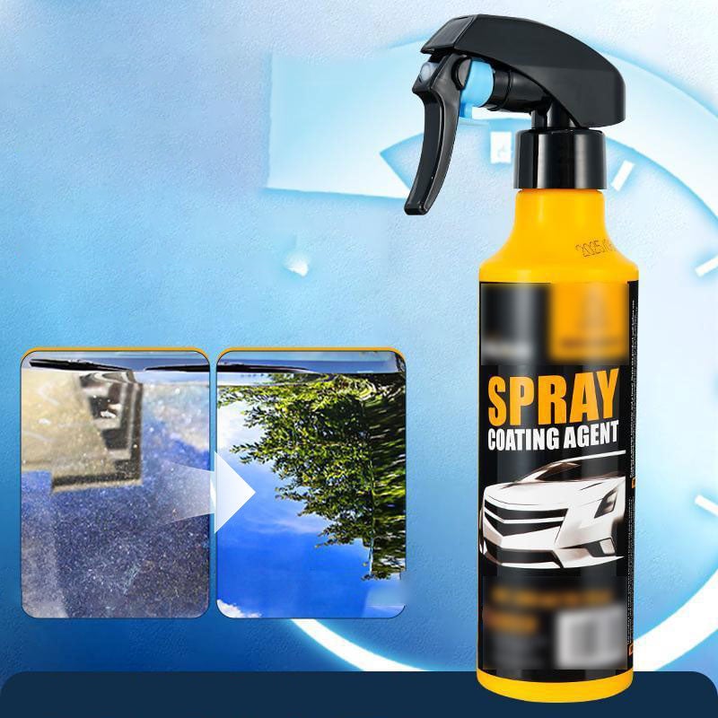 Rengjørings- og pleiespray for billakk