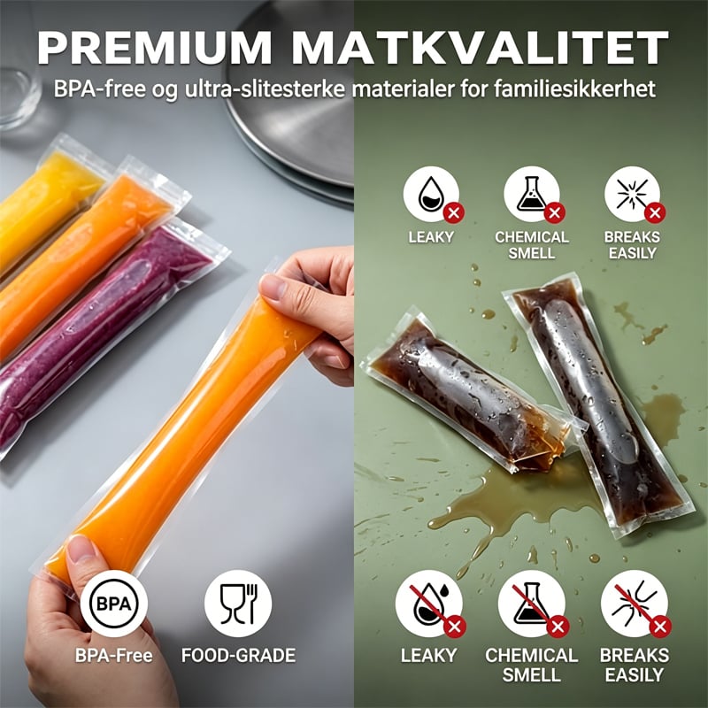 💫Gjør-Det-Selv Engangs Ispop Former