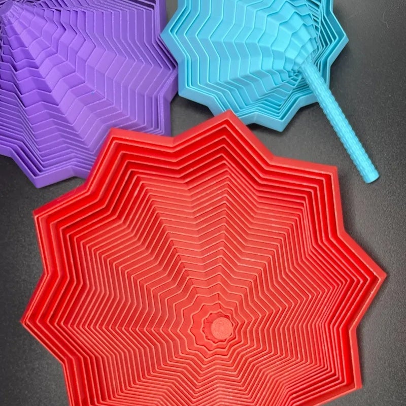 3D-printet Håndholdt Stjerne Sensorisk Fidget-Leke