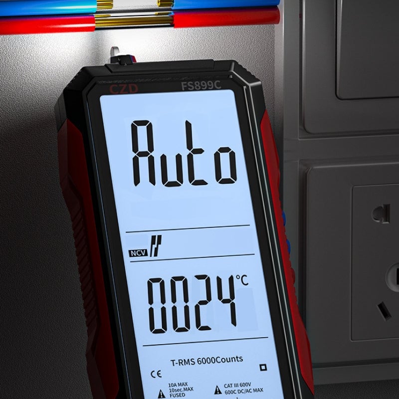 Sann RMS Digitalt Voltmeter med 6000 Telling