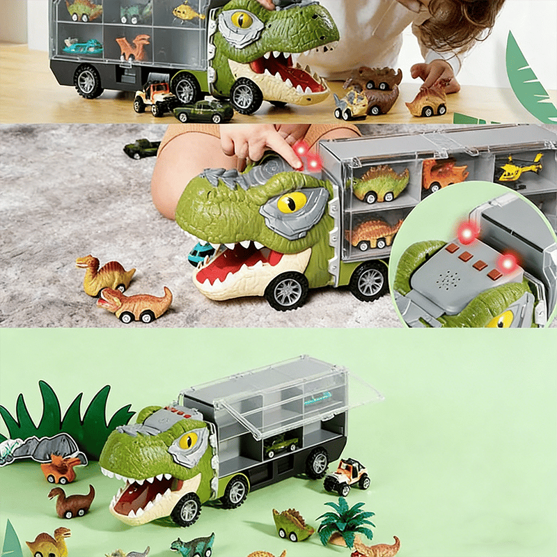 Sakerplus Dinosaur Transport Lastebilsett
