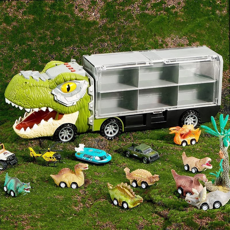 Sakerplus Dinosaur Transport Lastebilsett