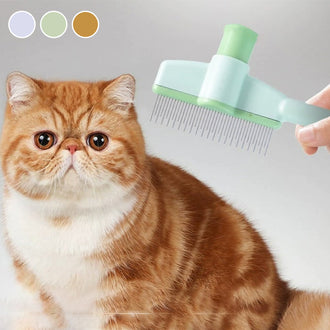 Lang- og Korttannet Kam i Rustfritt Stål for Kjæledyr