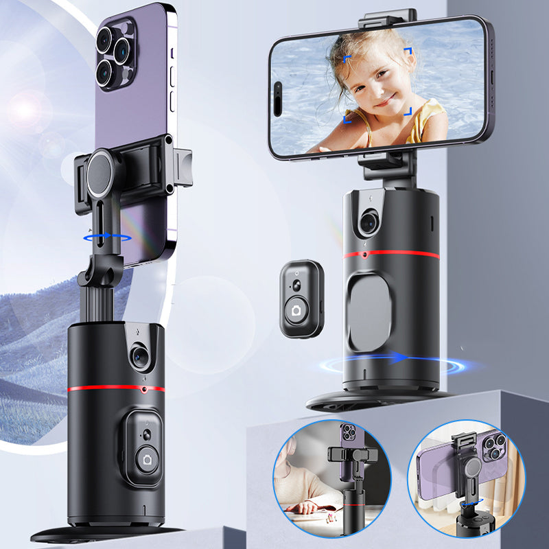 360° Smart Tracking Gimbal med Ansiktsgjenkjenning