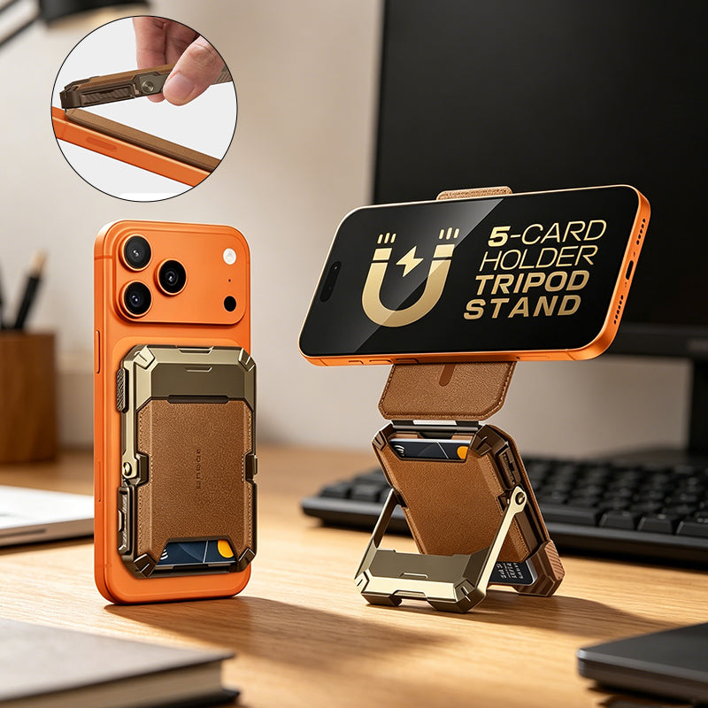 Magnetic Wallet with Stand