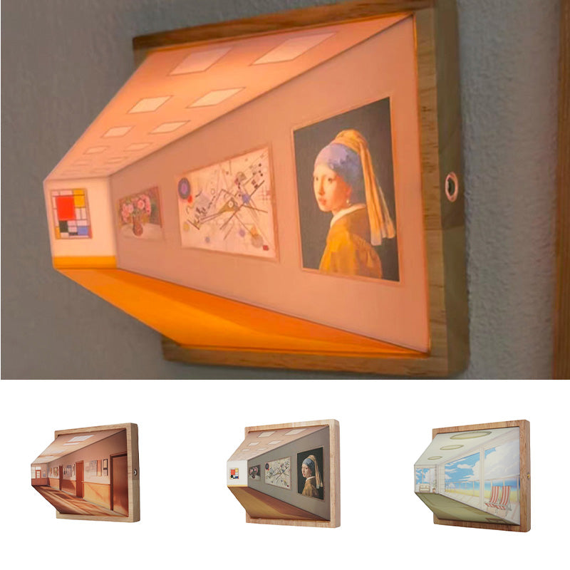 3D Nattlampe med Nakenøye-effekt