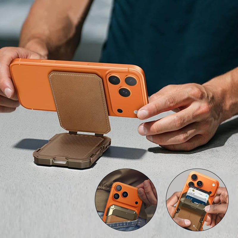 Magnetic Wallet with Stand