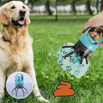 Oppsamlingspose for kjæledyr Seks poter bæsj  Dispenser for avfallsposer