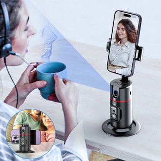 360° Smart Tracking Gimbal med Ansiktsgjenkjenning