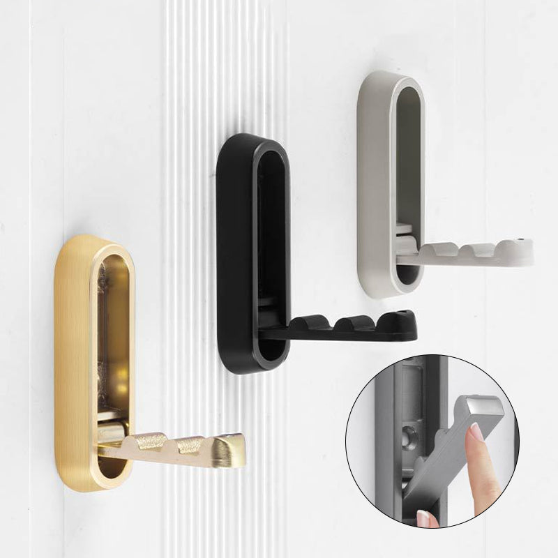 Minimalistisk sammenleggbar sinklegering metallkrok