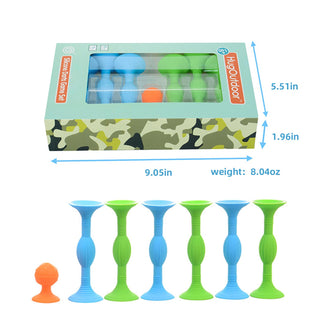 Dobbelthodet Sugekoppspillsett