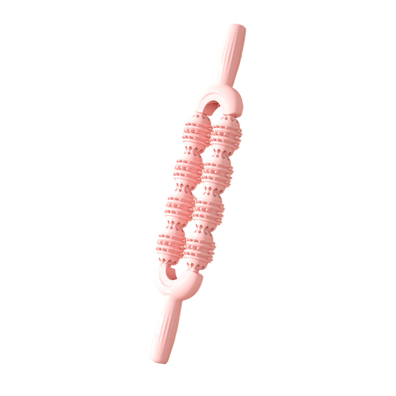 Dual-Row 8-Wheel Sensory Massage Stick