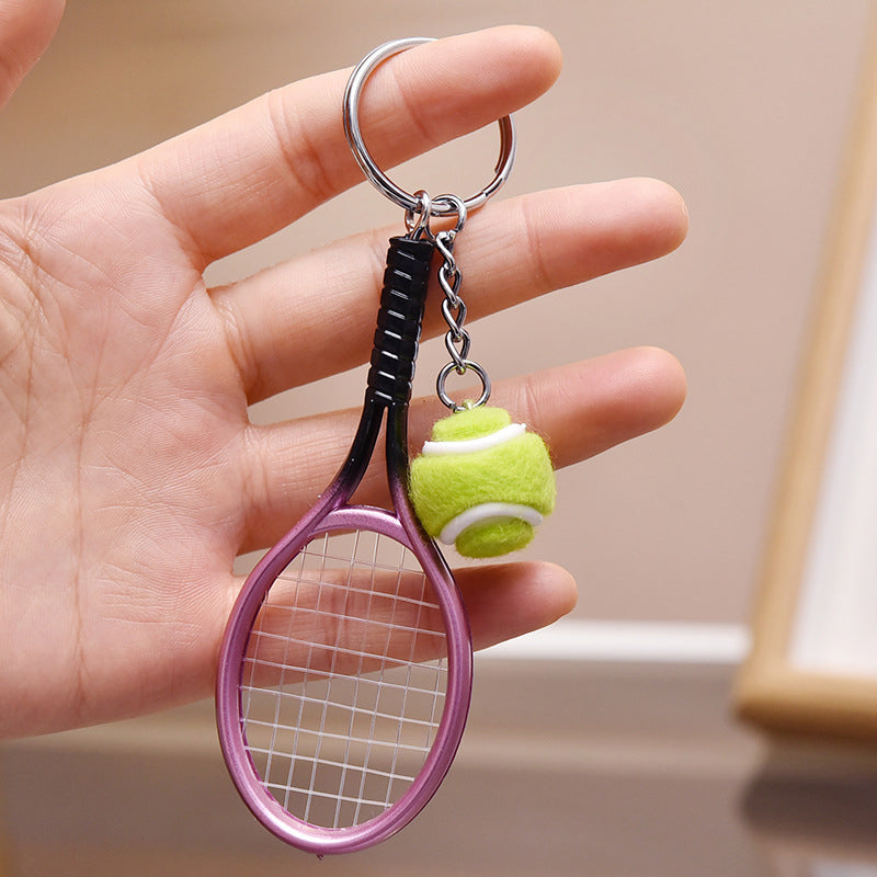 Mini nøkkelring med tennisracket