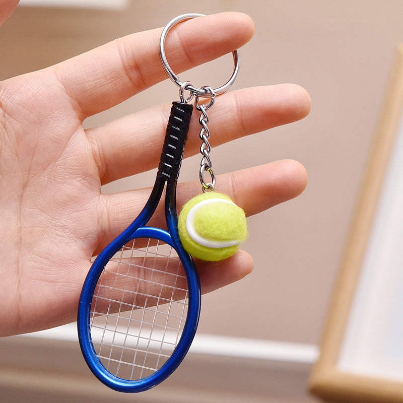 Mini nøkkelring med tennisracket