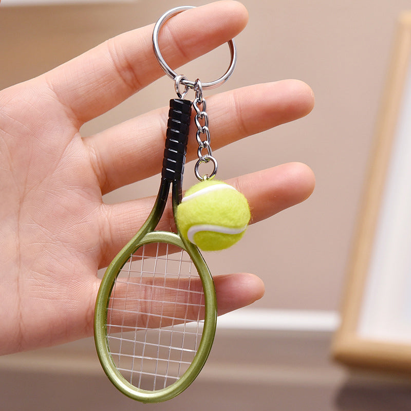 Mini nøkkelring med tennisracket