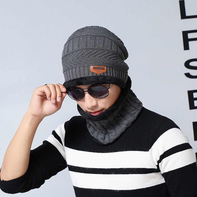 Wool Cap and Neck Warmer set