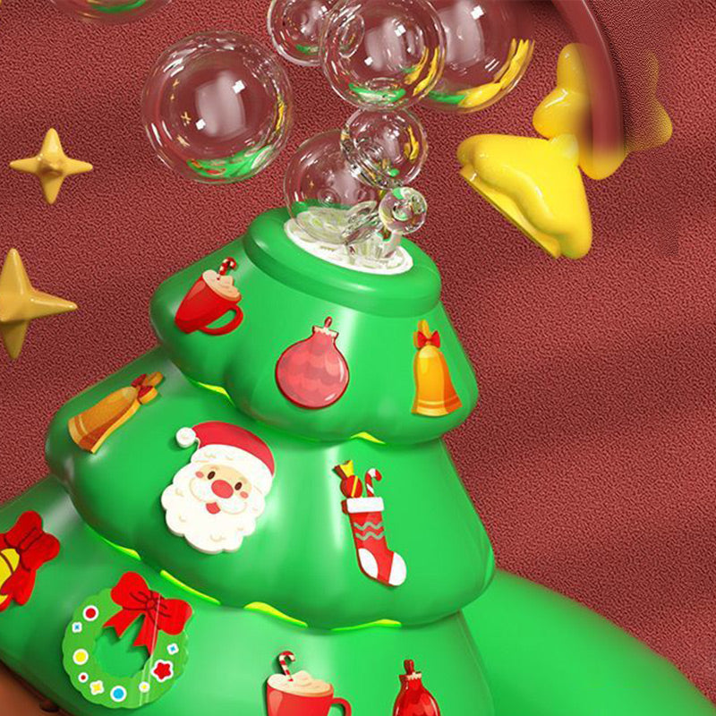 Festlig juletre automatisk boblemaskin