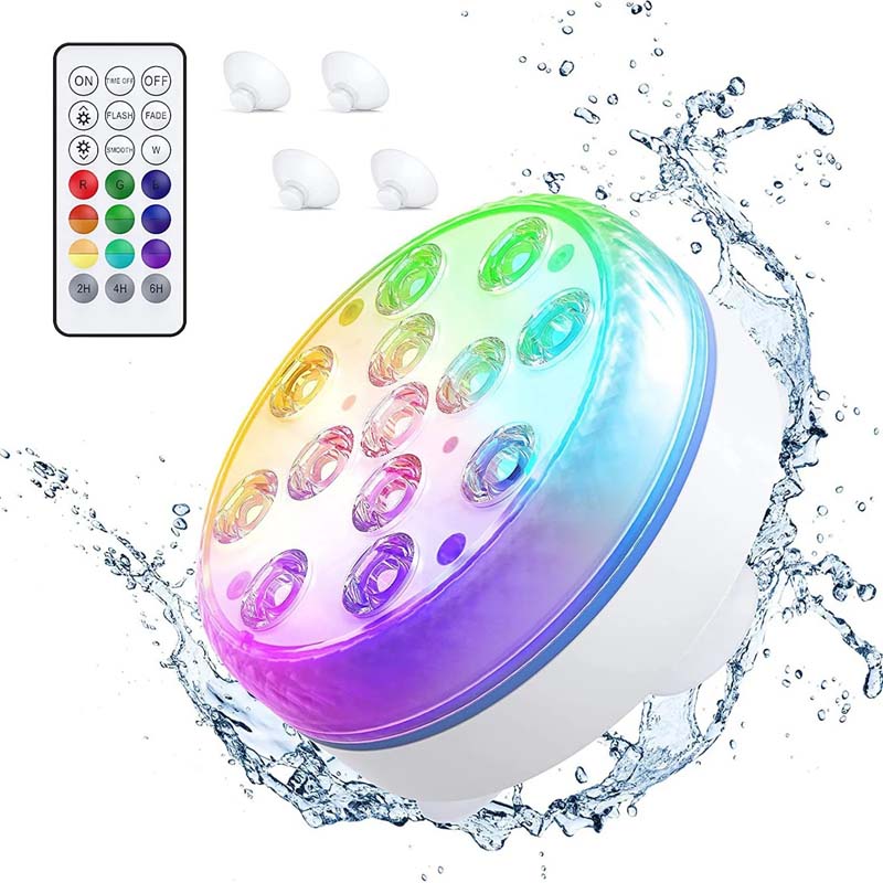 Vanntett selvklebende LED-bassenglys