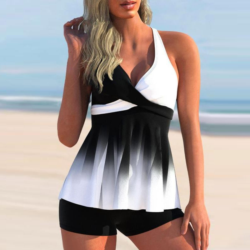 Gradient tankini sett