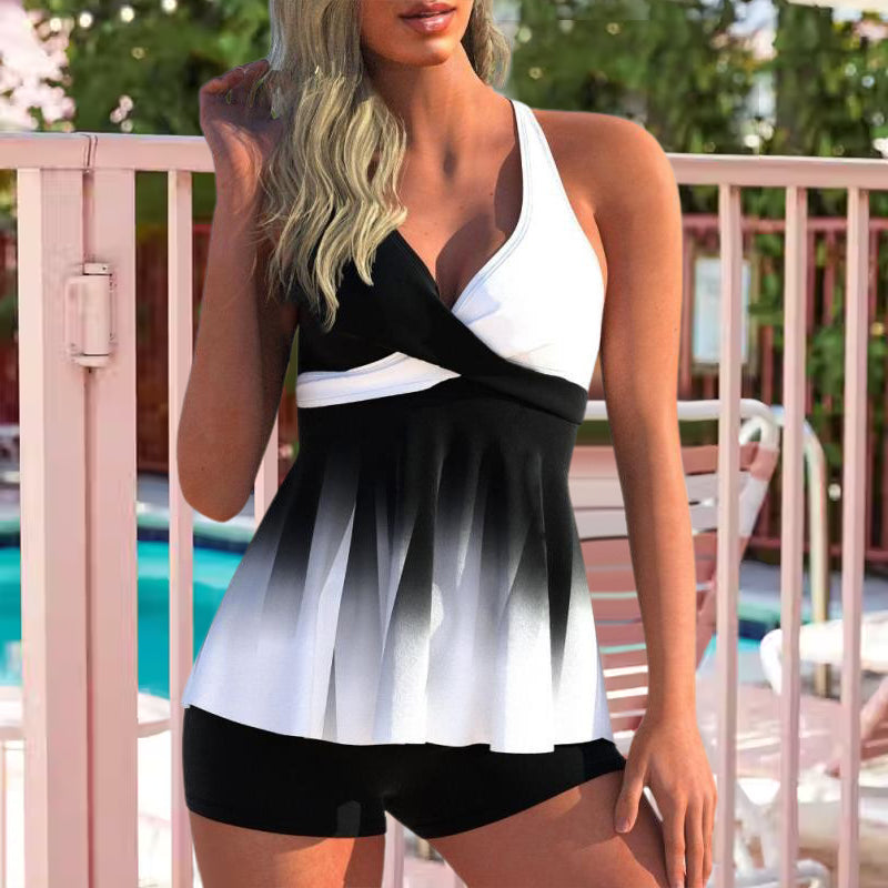 Gradient tankini sett