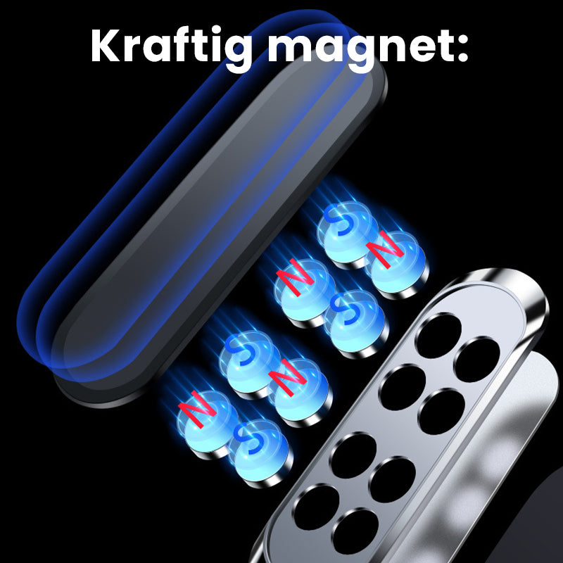 Universell magnetisk fleksibel biltelefonholderen