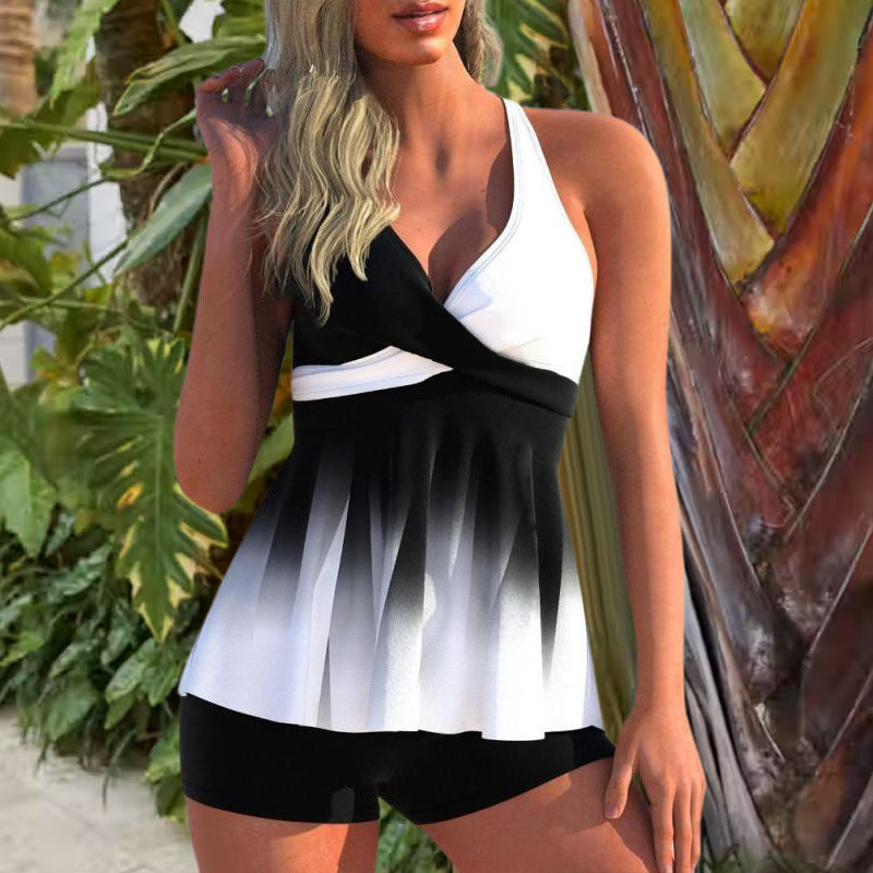 Gradient tankini sett