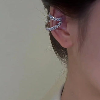 Øre-klips med hvete-design