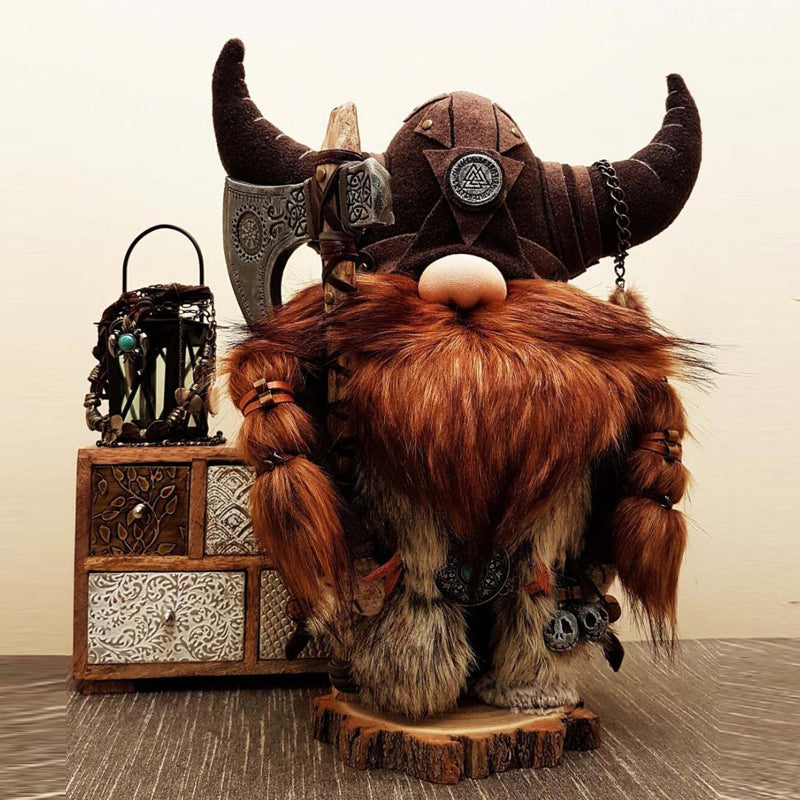 Viking Warrior Gnome-dukke