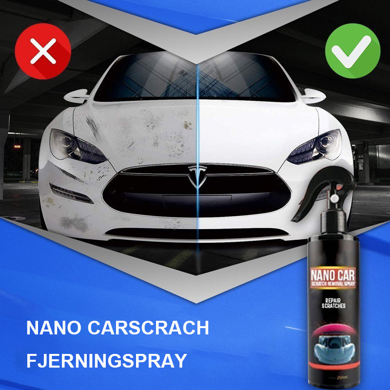 Nano-spray for fjerning av riper