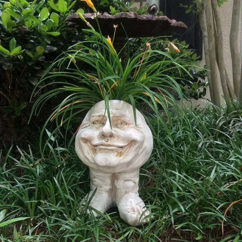 Funny Expression Flowerpot