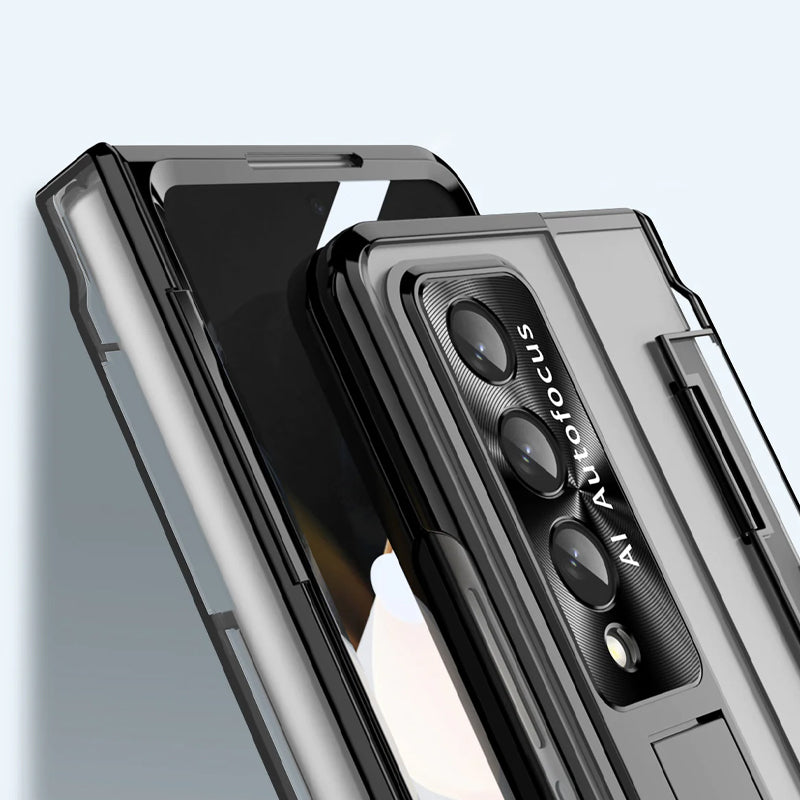 Forbedret versjon av Armor Hinge Folding Shell Case for Samsung Galaxy Z Fold3