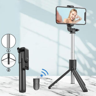 Bluetooth-fjernkontroll Selfie Stick-stativ